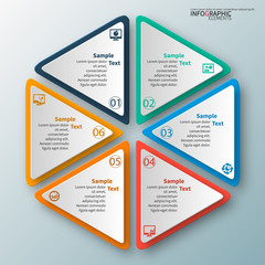 Abstract 3D Paper Infographics