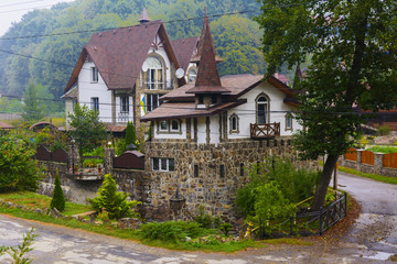 Residential private house in the mountain village