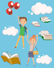 The study of knowledge.Fun learning.Success of education.