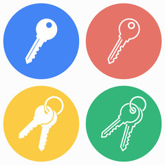 Key icon set.