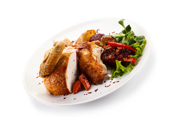 Roast chicken wings