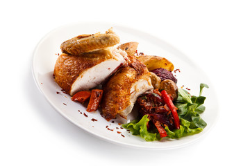 Roast chicken wings
