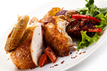 Roast chicken wings