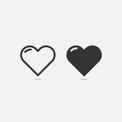 Simple Heart Icons