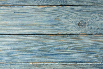 Blue wooden planks background texture