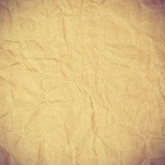 Old vintage brown page paper texture or background