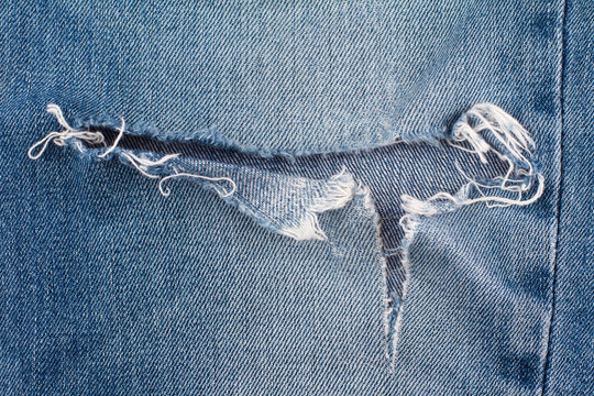 jeans texture with tear