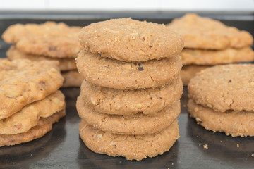cookie on tray