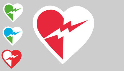 Save lives with a Defibrillator - Heart