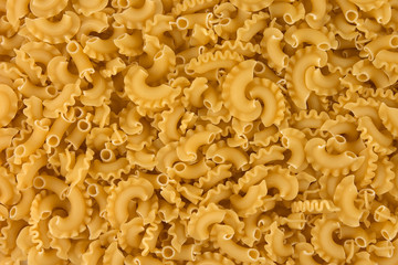 Italian pasta close up background