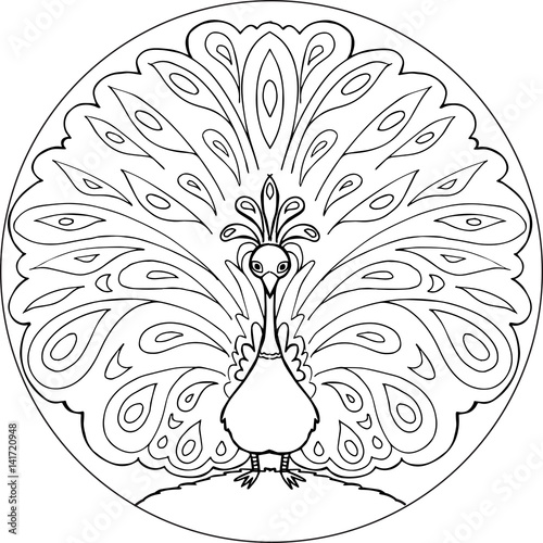 Free Free Peacock Mandala Svg Free 497 SVG PNG EPS DXF File