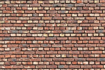 Texture brick stone wall red old