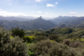 Mountain landscape of Gran Canaria Island, Spain