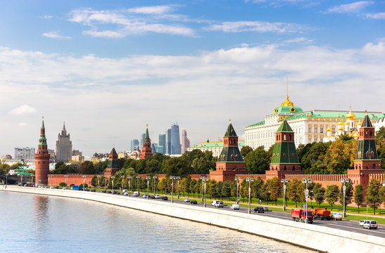 River view of the Moscow Kremlin