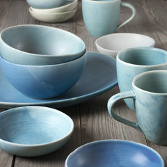 Handmade ceramic dishware