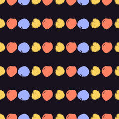 Seamless colorful pattern with circles