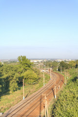 Fototapeta na wymiar Belgorod. Railway ways