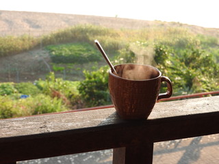 morning coffee terrace