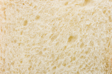 Close up slice of white bread.