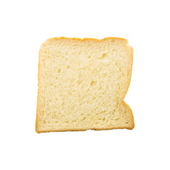 Slice of bread.