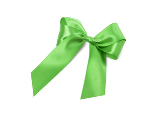 Beautiful green bow.