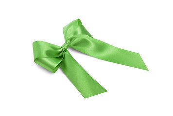 Beautiful green bow.