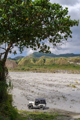Four-wheel drive tour at Mountain Pinatubo , Philippines