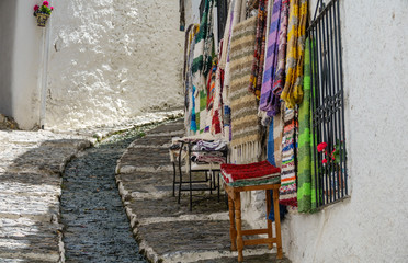 Street in Alpujarra, Granada, Spain