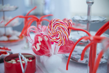  Bright tasty marmalade on a white background