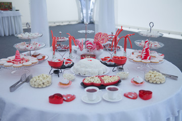  Bright tasty marmalade on a white background