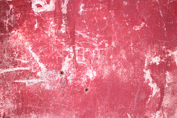 Naklejka premium Red cement texture, concrete surface of the wall, colored background