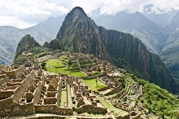 Fototapeten Blick auf Machu Picchu © tiero
