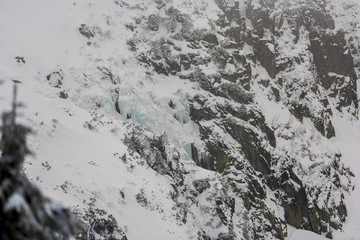 Winter in Karkonosze - Fog, frost nad snow