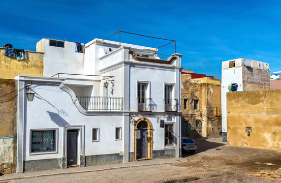 Buildings in the portuguese town of Mazagan, El Jadida, Morocco