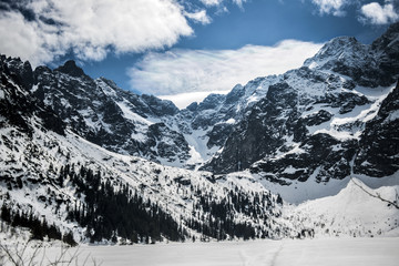 Tatry, Polsih mountains in winter