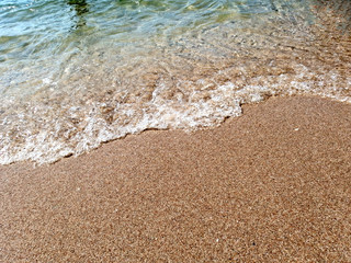 sand texture on the beach