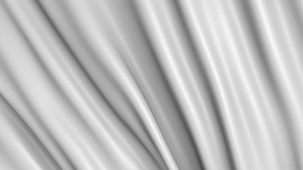 Obraz premium Background with white fabric. Graphic illustration. 3D rendering.