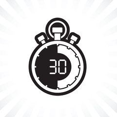 Obraz premium stopwatch thirty minute