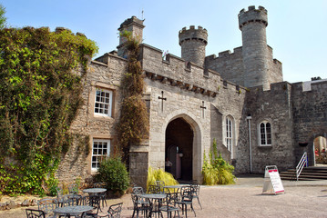 Ruthin Castle in North Wales