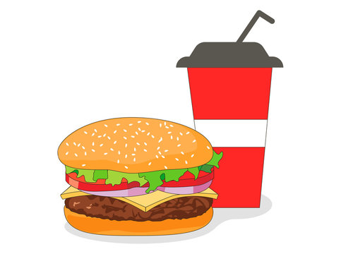 Vector fast food icon