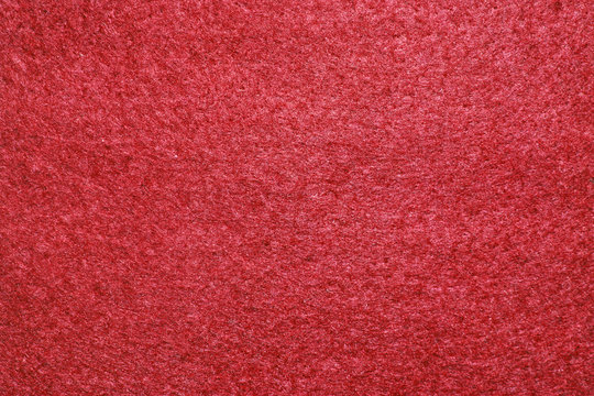 Red felt texture Stock Photo
