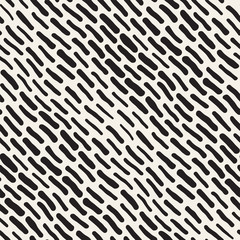 Abstract Background With Rounded brush strokes. Doodle Vector Seamless Pattern.