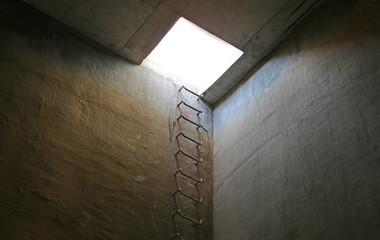 Emergency exit of underground tank