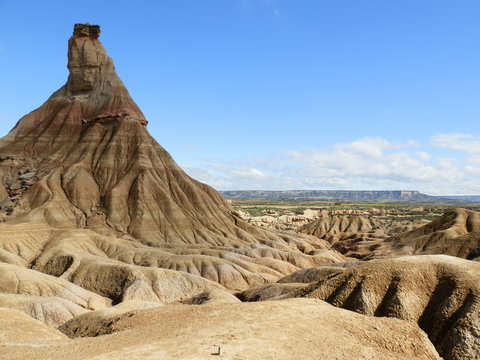 D&eacute;sert des Bardenas : le castil de tierra