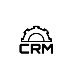 CRM Platform Icon. Flat Design.