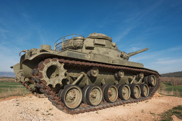 Army forces old tank 