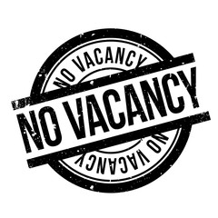 No Vacancy rubber stamp. Grunge design with dust scratches. Effects can be easily removed for a clean, crisp look. Color is easily changed.
