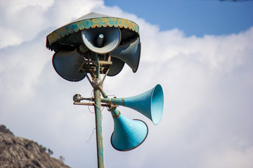 loud speaker, masjid, muslim masjid, muslim adhan, azaan