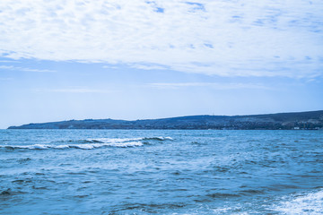 Seascape in a summer day