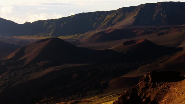 Warm Volcanic Landscape, Haleakala National Park Hawaii